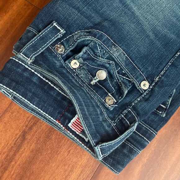 True Religion Medium Wash Bootleg Jeans - Picture 4 of 6